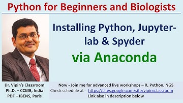 Installing Anaconda - Jupyter Notebook, Spyder and PyCharm I Python 10b