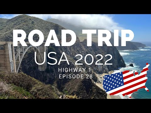 ROAD TRIP USA 2022 #FIN : HIGHWAY 1 (PIEDRAS BLANCAS, BIXBY CREEK BRIDGE & MONTEREY)