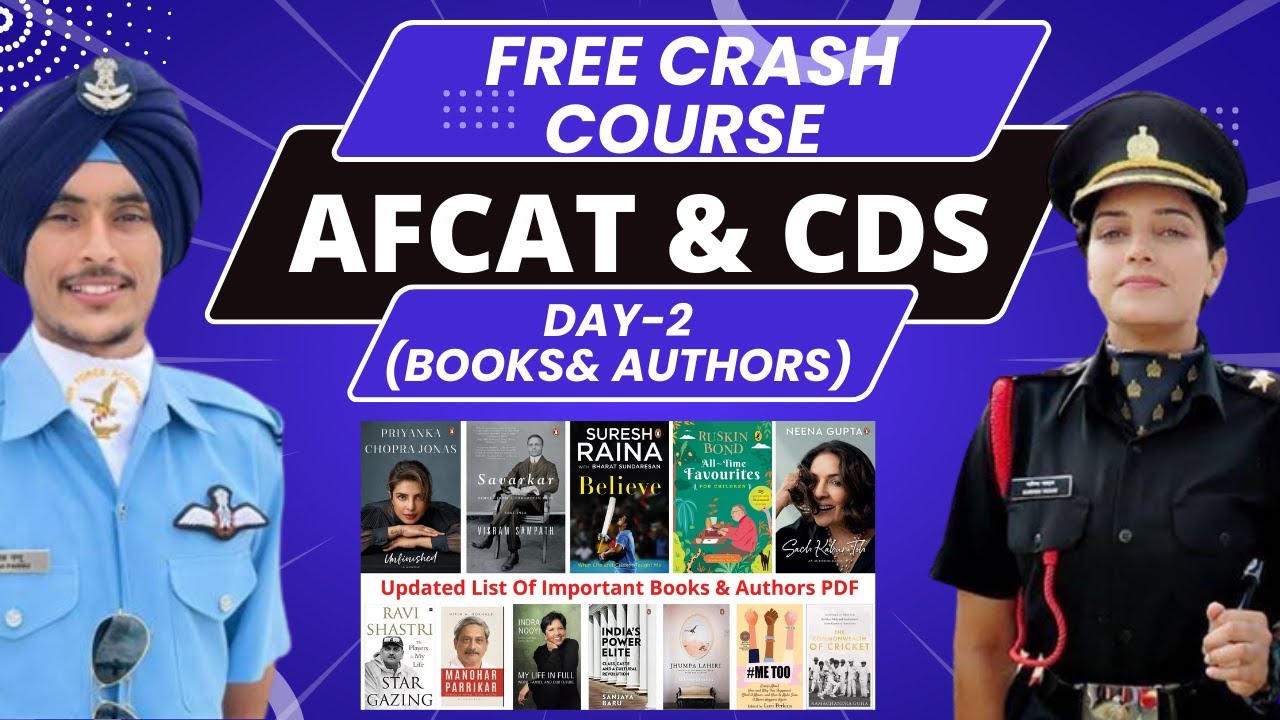 Books & Authors | CURRENT AFFAIRS |WITH TRICKS | AFCAT CDS NDA | AFCAT 2 2022 | CDS 2 2022
