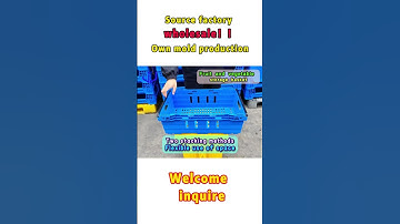 Plastic crates for fruits and vegetables  #factory#boxes #basket #fruit  #vegetables