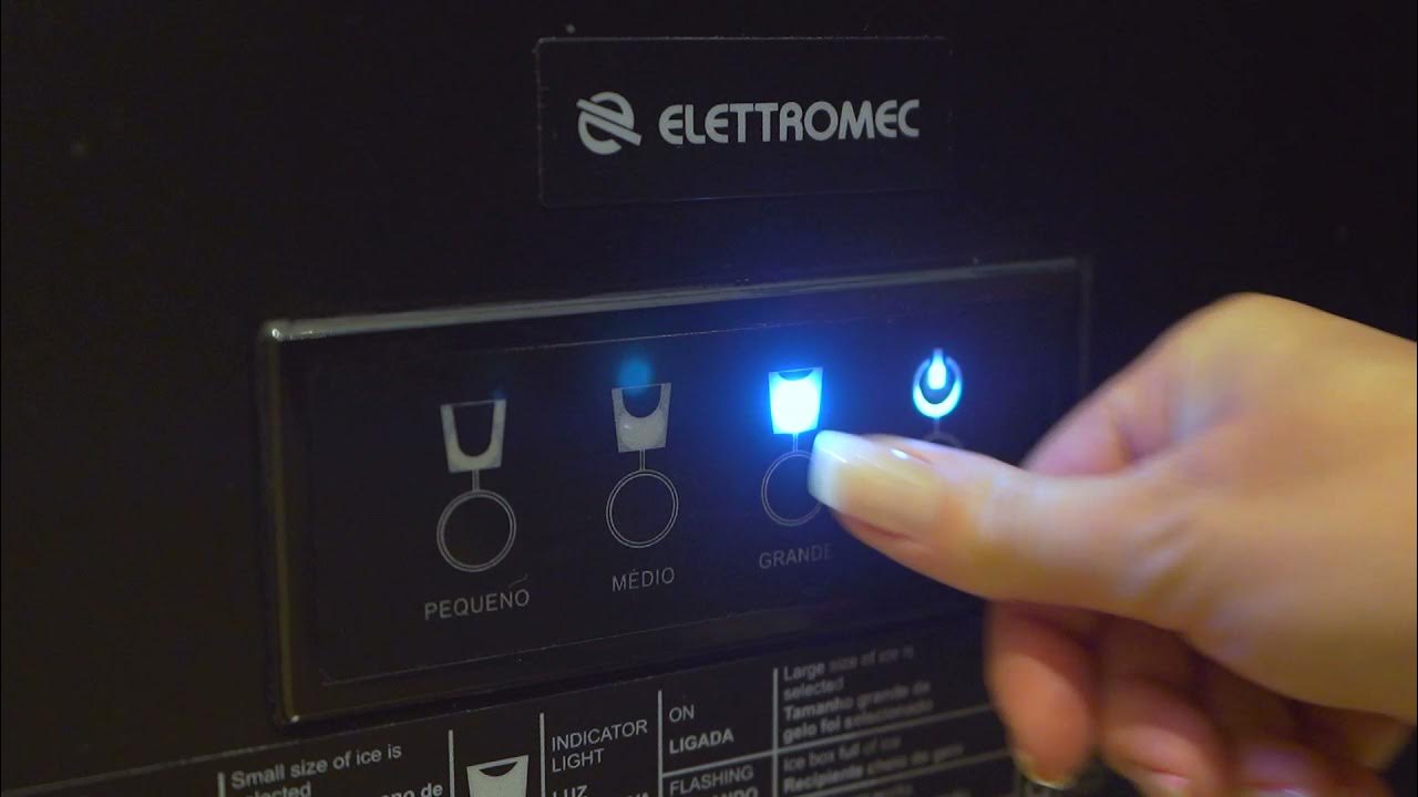 Ice Maker BuiltIn Elettromec na Kasa Luxo YouTube