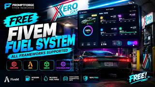 🔥 FREE | FiveM Fuel System Script ⛽| Qbox, Qbcore, esx & Standalone | PromptForge Update