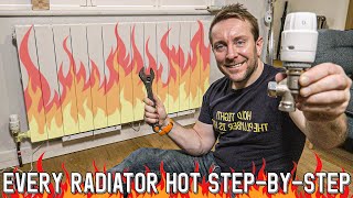 HOW TO GET EVERY RADIATOR HOT  AUTOMATIC BALANCING