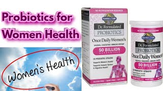 Women's Probiotic capsule by garden of life uses and sideeffects review|| Medic Health