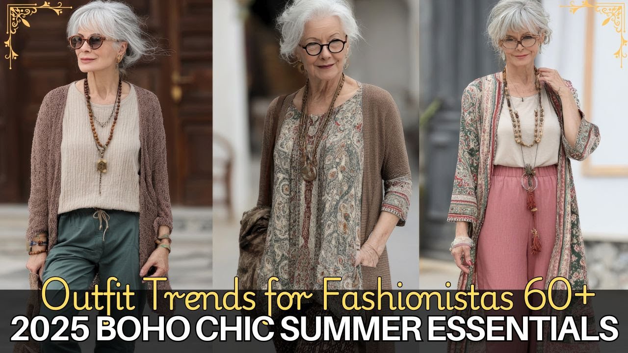 ✨ Boho Chic Summer Essentials & Outfit Trends 2025 for Mature Fashionistas 60+ 🌿
