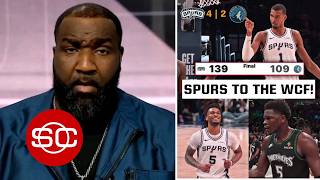 Wemby left NBA SPEECHLESS 👽 - ESPN reacts as Spurs crush Ant, Wolves to reach WCF