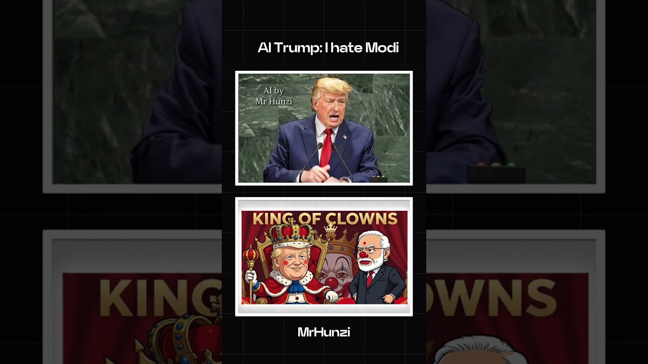 ИИ Трамп: Я ненавижу Моди, я его накажу!
