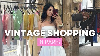 VINTAGE SHOPPING IN PARIS! FAVORITE FLEA MARKET, SHOPS & VINTAGE HAUL!