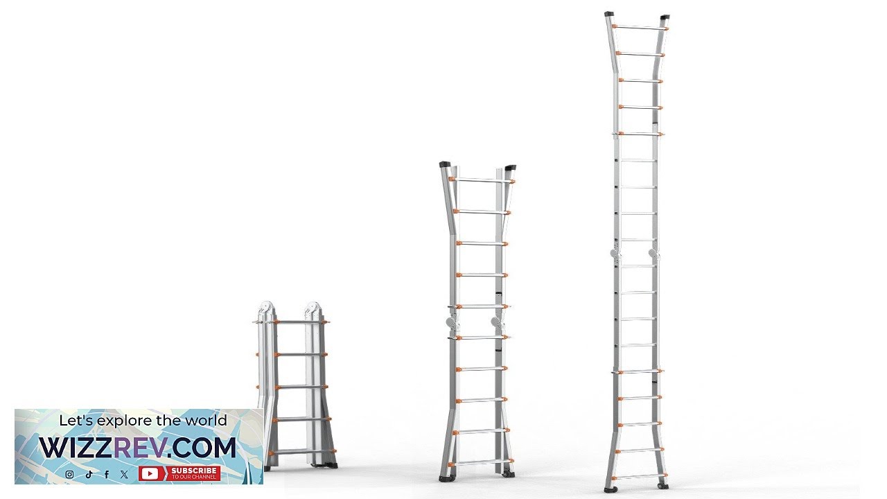VEVOR Telescoping Ladder A Frame 20FT 5990 mm Extension Multi Function Review