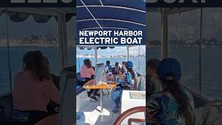 🛥️ Drive electric boat in Newport Harbor