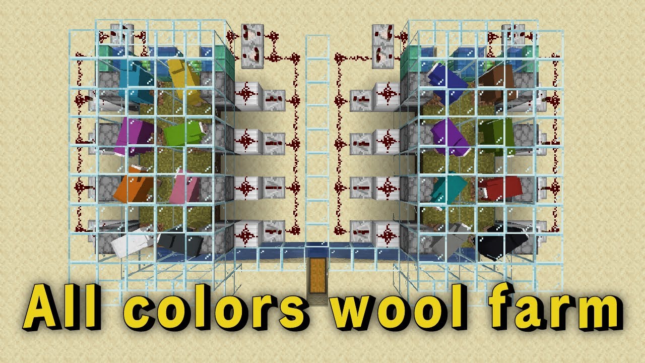 Easy automatic wool farm | Nikola's Tutorials - YouTube