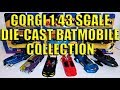 Batman: Corgi 1:43 Scale Die-Cast Batmobiles & Bat-Vehicles Collection