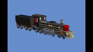 How To Build A Lego Oceanic Express Locomotive 4-6-4 Spongebob Squarepants 12