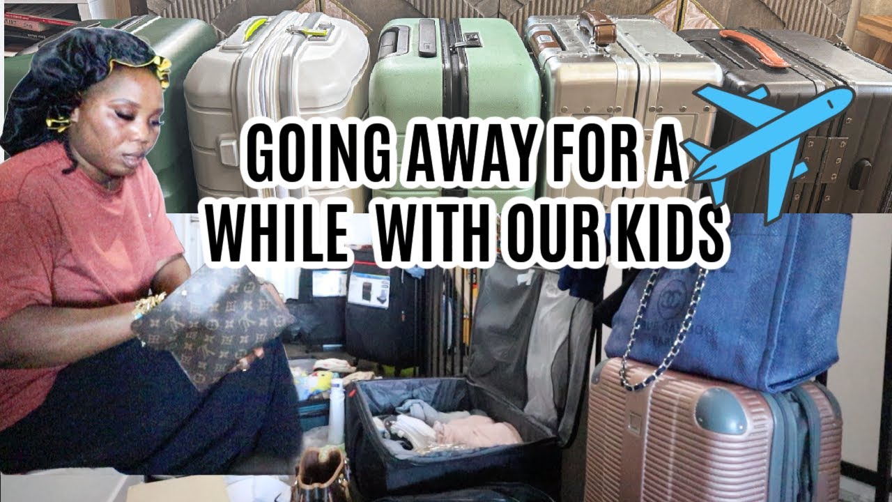 PACK WITH US!! GOING AWAY PACK W/ME~ 10 LUGGAGES / FIRST TIME TRAVELLER WITH ALL MY KIDS