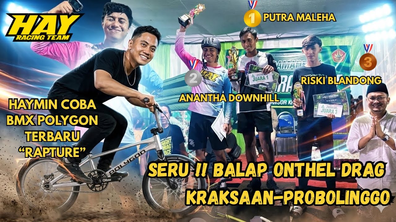 Melawan Joki Balap Liar di Balap Onthel Drag Kraksaan - Probolinggo