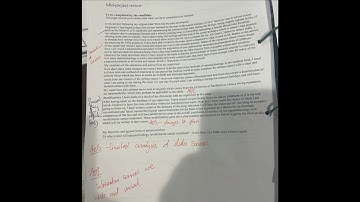 Annotation and Marking the EPQ