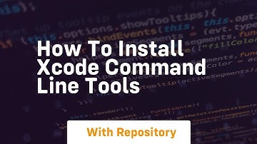 how to install xcode command line tools