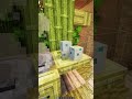 Minecraft Simple Bamboo Kitchen 🔥 #minecraft #minecraftbuilding #minecrafttutorial