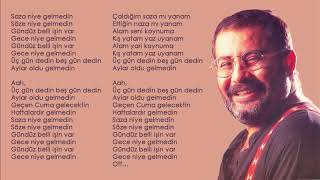 Ahmet Kaya - Saza Niye Gelmedin (Orijinal Karaoke) Resimi