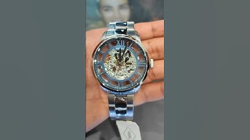 Townsman Automatic Stainless Steel  Transparent Fossil Wrist Watch  #fossil #automatic #shorts
