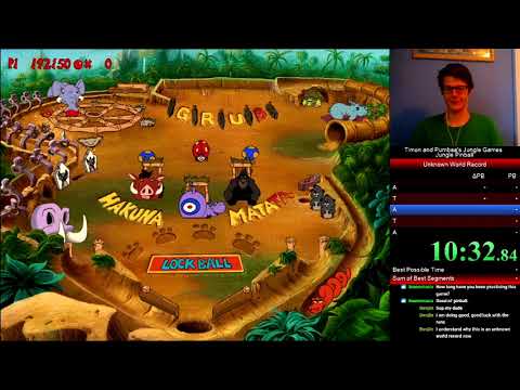 Jungle Pinball (Hakuna Matata) in 11:07 [WR] - Timon u0026 Pumbaau0027s Jungle Games