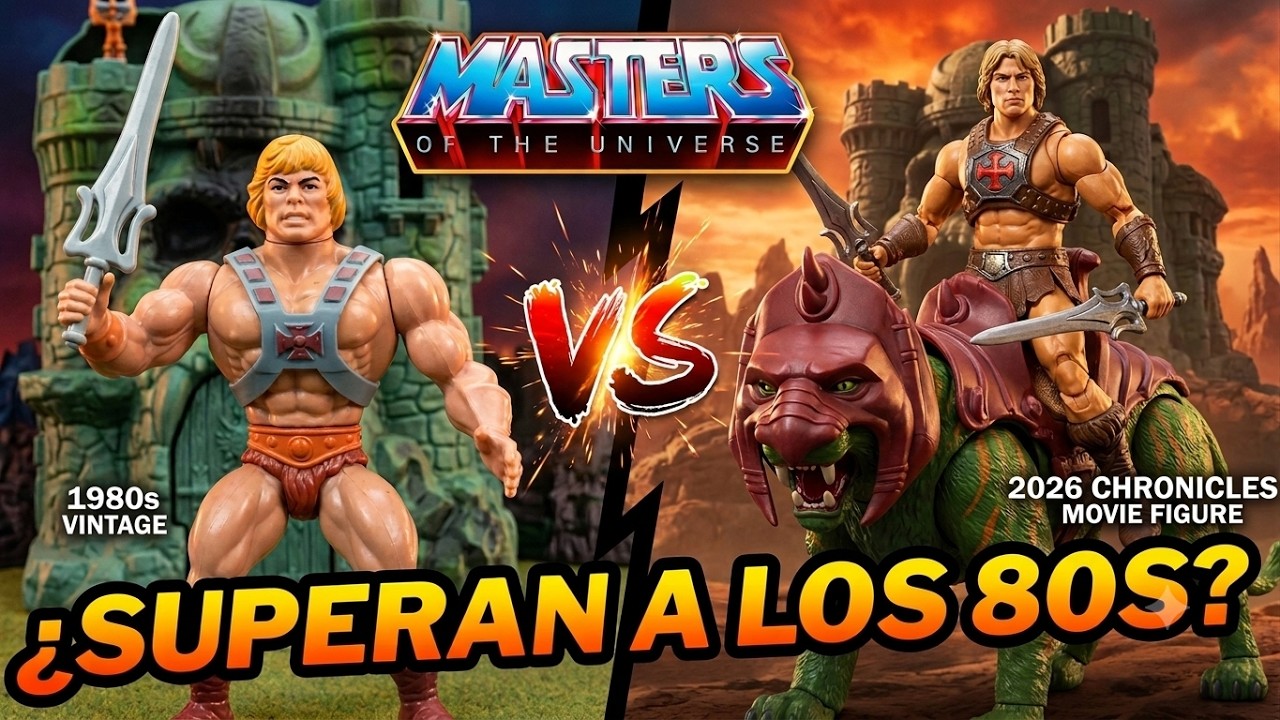 HE-MAN Chronicles vs los Masters of the Universe de los 80