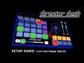Director Desk - OBS Studio &amp; PTZ camera controller Setup Guide: Live Text Popup Editors