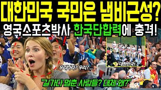 [해외감동사연]영국 박사가 한국와서 한국인 단합력에 충격 받은이유 우리? 길가다 멈춘 사람들