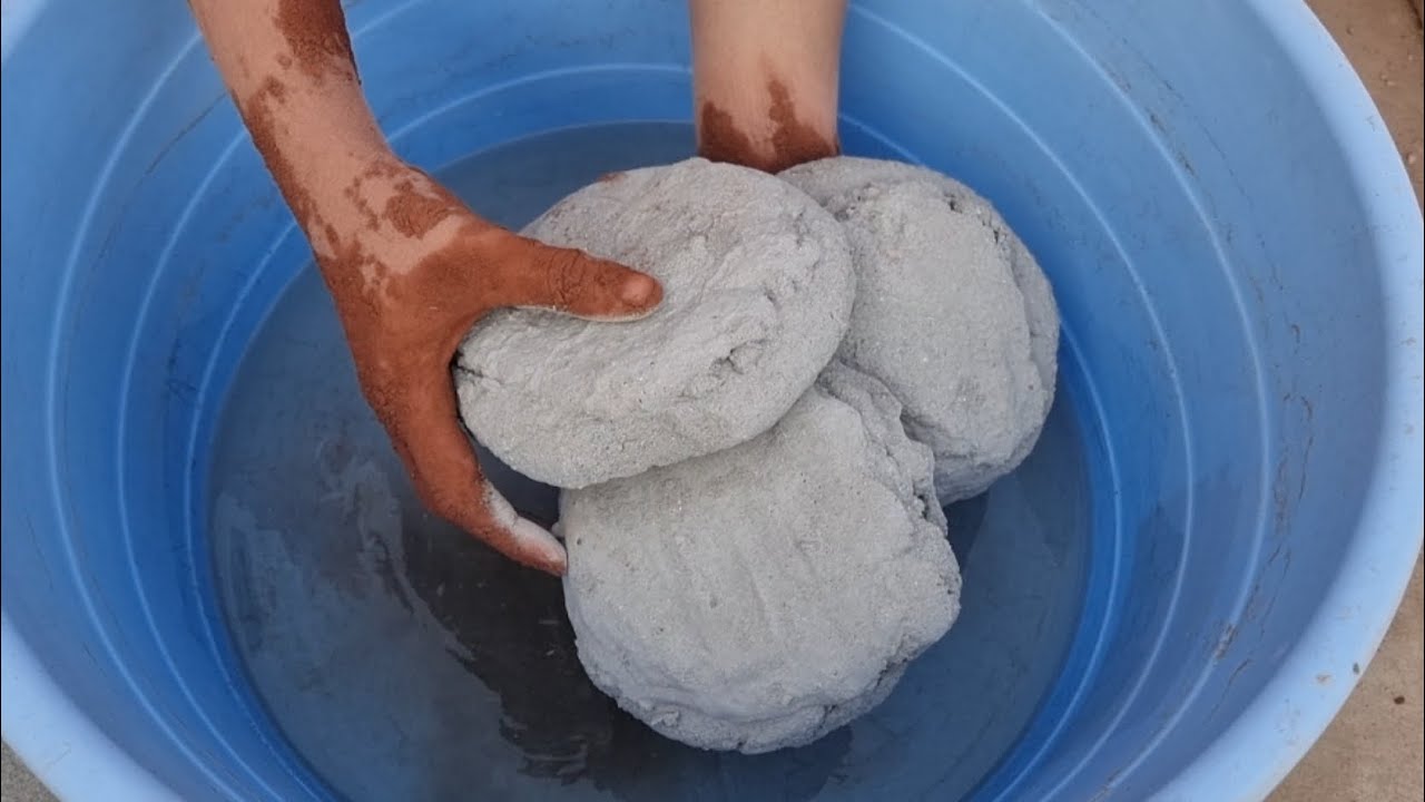 Slate pencil Texture Crumbling in Water 💦 Sleepaid Satisfying ASMR ...