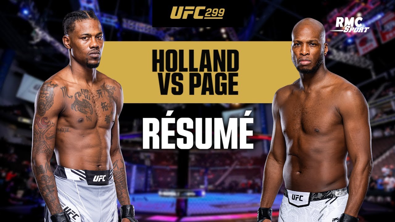 Rsum UFC  Page fait le show face  Holland suffisant pour lemporter 