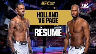 Résumé UFC : Page fait le show face à Holland, suffisant pour l'emporter ? Resimi