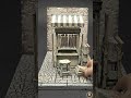 Satisfying Tiny Newspaper Kiosk Build 🗞️ Oddly Miniature #shorts