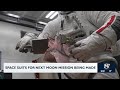 Space suits for the next moon mission