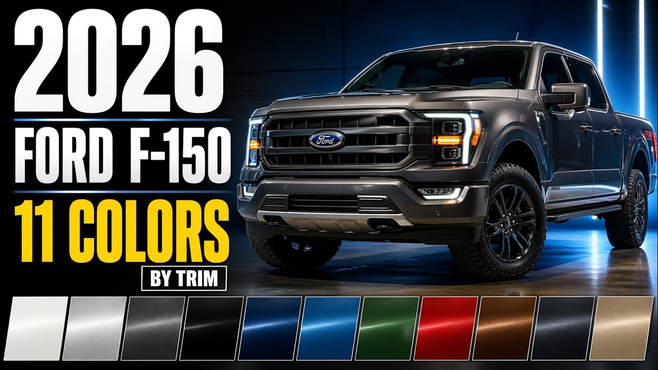 Ford Color Options Colors of Ford F-150 (2026) β All 11 Exterior Paint Colors by Trim ...