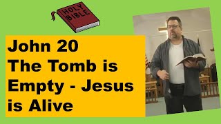 Jn 20 The Tomb is Empty - Jesus is Alive #john20 #tombisempty