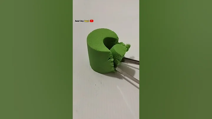 Satisfying Kinetic Sand Slicing Reverse ◀️ ASMR 🔊 #shorts #asmrsand