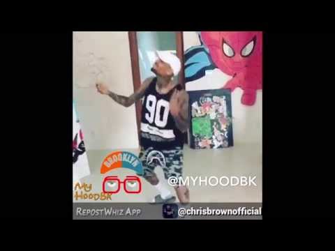 @ChrisBrown hits the Milly Rock to @2__Milly - #MillyRock