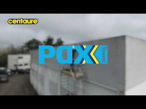 CENTAURE - Échafaudage roulant en aluminium PAX TOWER - Hauteur de plancher max: 5.60m vidéo