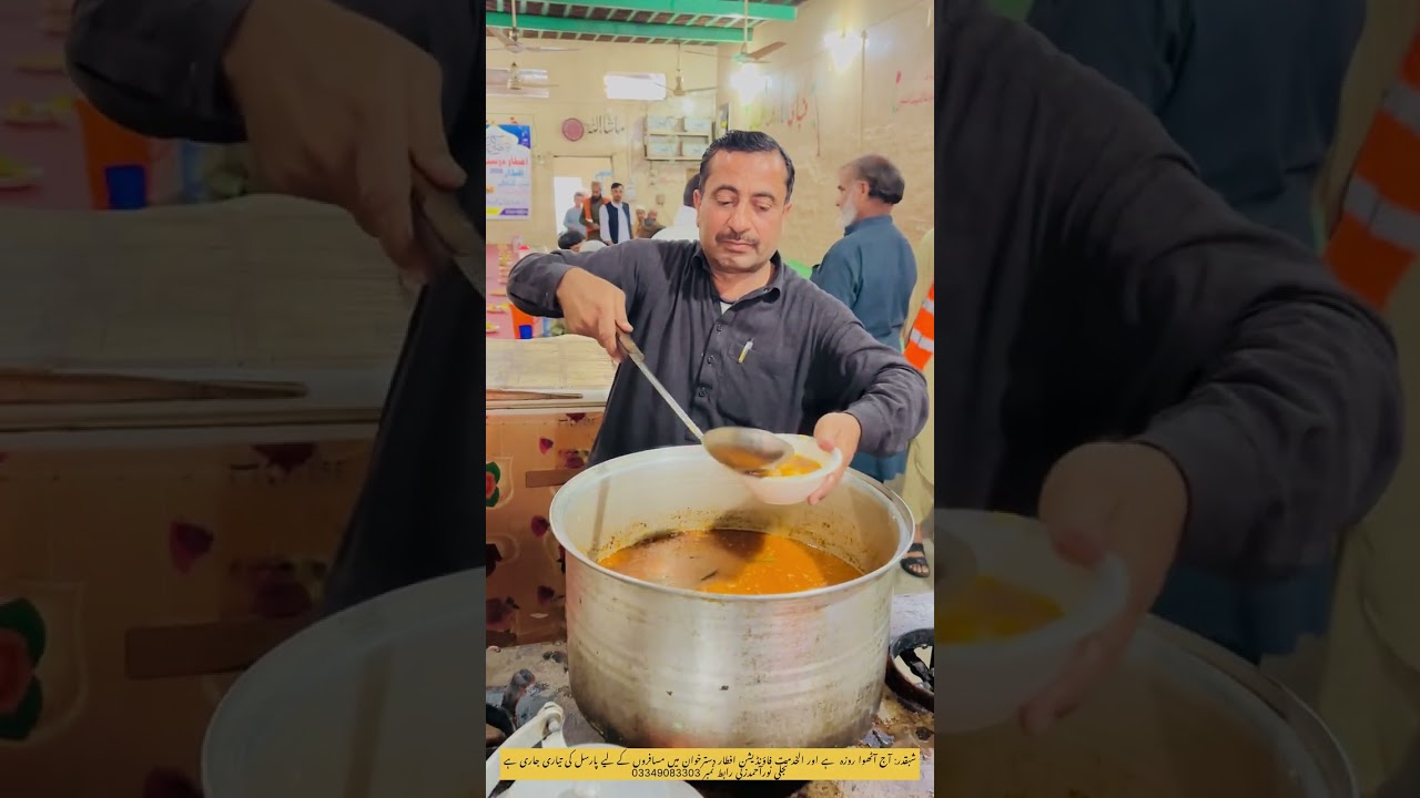 شبقدر: آج آٹھوا روزہ  ہے اور الخدمت فاؤنڈیشن افطار دسترخوان میں مسافروں کے لیے پارسل کی تیاری جاری 