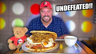 Undefeated 7lb 'Full Soda' Irish Breakfast Sandwich Challenge in Northern Ireland!!