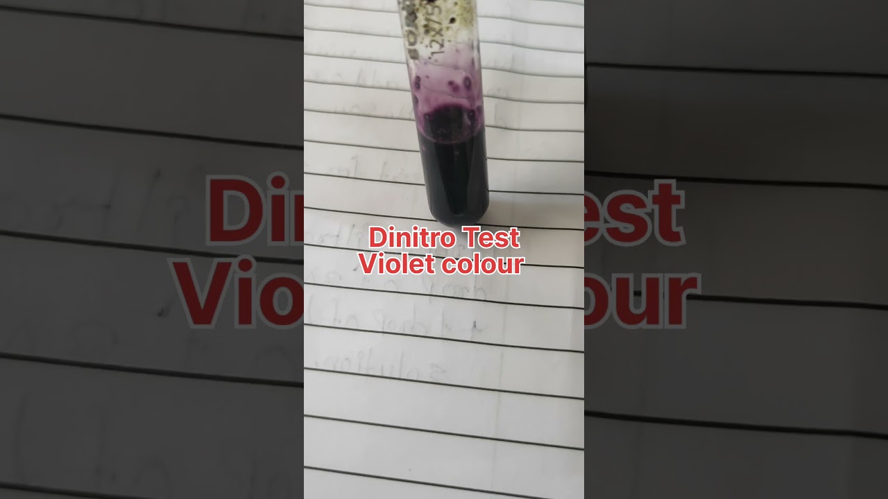 Nitrogen Test/Halogen Test/Dinitro Test/ Colour