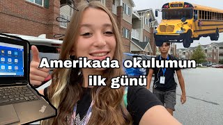 AMERİKADAKİ okulumun ilk günü\2021 heyecan, korku, sürpriz...