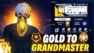 Cs New S23 - Ranked Gold To Grandmaster || Garena Free Fire Max 🤯🔥