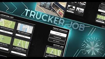 0Tick Trucker Job - Advanced FiveM Trucking & Logistics Script (ESX & QBCore & QBox)