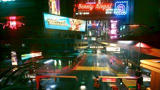 City Sounds - night city street ambience from Cyberpunk 2077