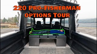 The ONLY 22' Aluminum pilothouse you'll need! A comprehensive look at a Raider 220 Pro Fish.