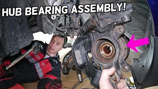 KIA OPTIMA FRONT WHEEL HUB BEARING ASSEMBLY REPLACEMENT REMOVAL
