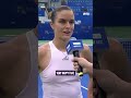 Nostalgia is real 🥹Maria Sakkari talks about her return to Wuhan. #dongfengvoyahwuhanopen