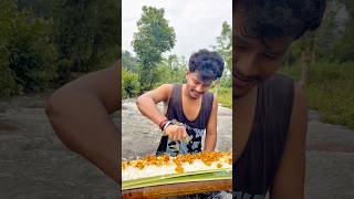 River Side Cooking Challenge | Chicken Rice #shorts #ytshorts