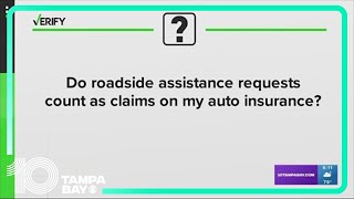 Using roadside assistance counts as a claim, but impact to your policy varies